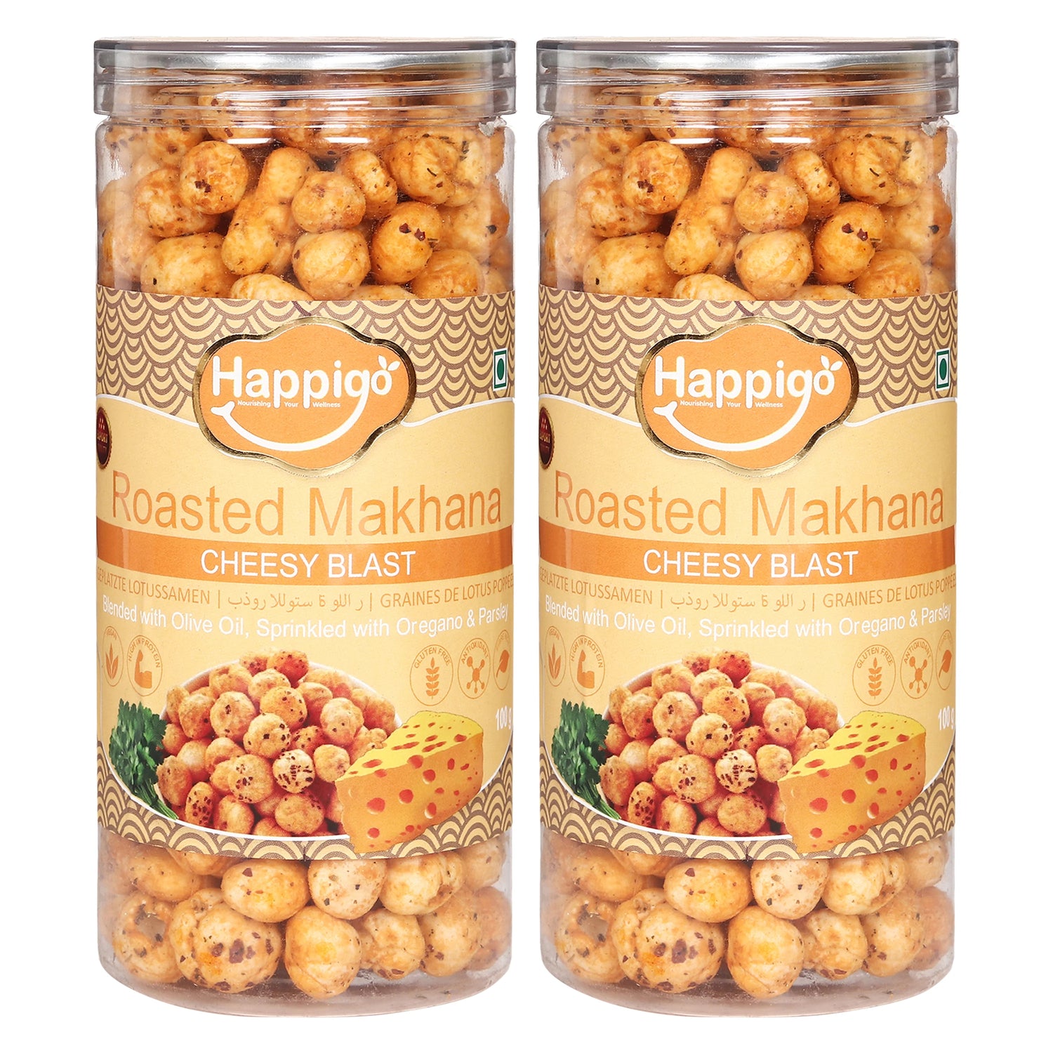 Roasted Makhana Combo of 2(Jar)100gm