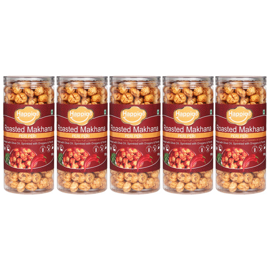 Combo(5-Jars) of Peri Peri Roasted Makhane(100gm Each)