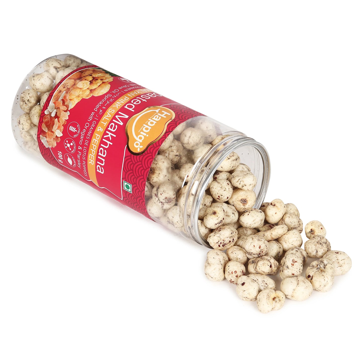 Himalyan Pink Salt & Pepper Roasted Makhana(100gm)