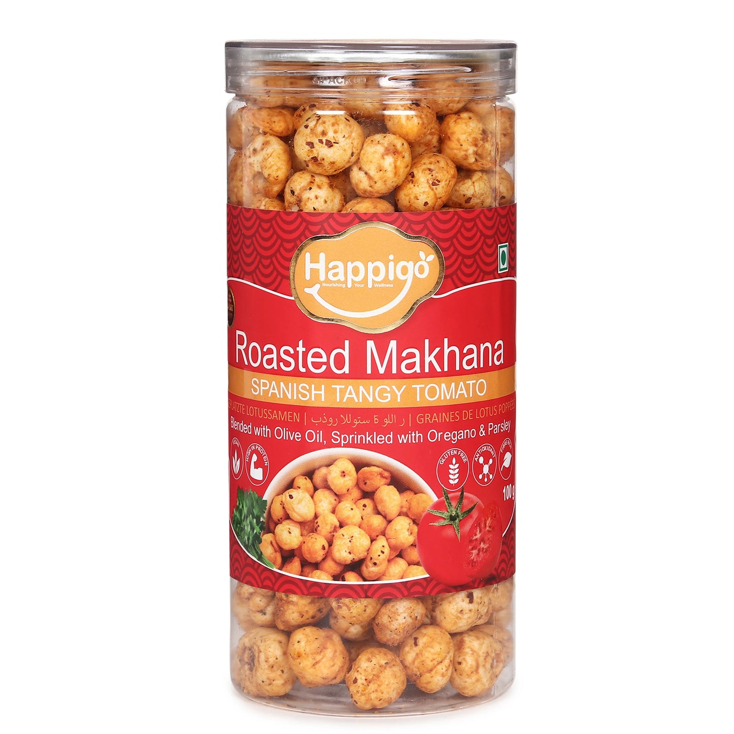 Spanish Tangy Tomato Roasted Makhana(22gm)