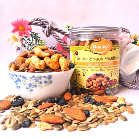 HAPPIGO Achari Masti Health Snacks Mix (250gm)